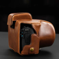 Full Body Precise Fit PU Leather Digital Camera case Bag box Cover for canon M50 i M50 Mark ii cartoon Skin Protective sleeve