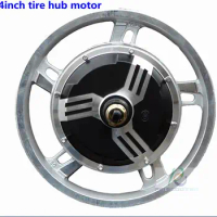 14 inch tire BLDC double shafts brushless gearless hub motor fit disc brake scooter hub motor phub-514