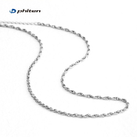 phiten法藤日本原裝絞絲鏈鈦項鏈經典鏈結女神節送女友禮物頸鏈