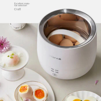 Bear Egg Steamer Boiler Cooker Appliances Automatic Power Off Household Intelligent Multi-Function Breakfast Boiled Eggs 6PCS