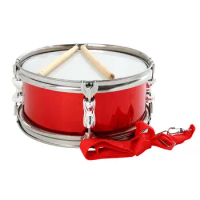 11inch Snare Drum Music Learning with Adjustable Strap Music Drums Percussion Instrument for Kids Children Beginners Boys Girls
