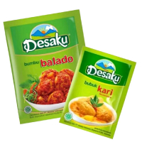 Desaku Bubuk Kari & Balado Nusantara 25gr - Bumbu Masak Instan untuk Rasa Lezat dan Praktis - Cookin