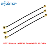 10PCS/lot WIFI Pigtail Ufl/IPX/IPEX-1 to u.FL/IPX/IPEX1 Female Connector RF1.37 Cable Pigtail Cable for Router 3G 4G Modem