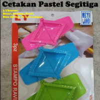3 pcs Cetakan Pastel Segitiga Set KUAT Ravioli Samosa Pangsit Dumpling Terlariss!!!!!!!