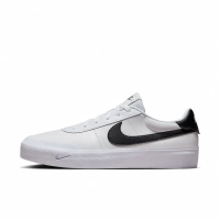 【NIKE 耐吉】COURT SHOT 男鞋 運動鞋 休閒鞋 復古 皮革 白黑(FQ8146104)