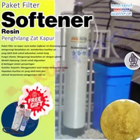 Paket Filter Air Zat Kapur Tabung FRP 1054 Resin Softener Type