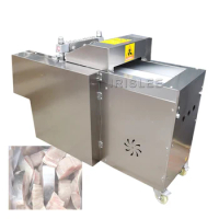Industrial Bone Beef Dicing Machine Pork Skin Cutter Poultry Meat Dicer Cube Cutting Machine