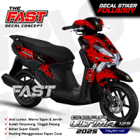 TERBARU Decal Gear Ultima Fullbody HAYABUSA Stiker Yamah Gear Ultima 125 Decal Mio Gear Ultima 125 F