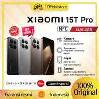 Xiaomi 15T Pro | 15T 12/512GB 12/1TB Garansi Resmi Xiaomi 15T 12/512GB Gray