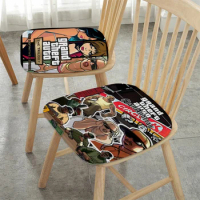 GTA 5 Grand Theft Auto Modern Minimalist Style Stool Pad Patio Home Kitchen Office Chair Seat Cushion Pads Sofa Seat 40x40cm