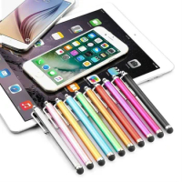 10000pcs Metal Capacitive Touch Screen Stylus Pen With Clip for iPad Mini Air For iPhone Samsung Universal Phone Tablet Pencil