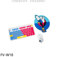 送樂點1%等同99折★SNOOPY【FV-W18】潮玩藝術無線鍵鼠組鍵盤.