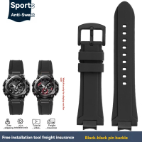 MTG-B3000 Rubber Strap for Casio G-SHOCK Series MTG B3000 Modified Quick Release Waterproof Silicone