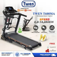 Twen Running Machine Treadmill Elektrik Multifunction Alat Olahraga Fitness - Black [T600M] T600MA 2