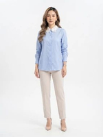Eprise Top Lengan Panjang Blue AP1525C | Blouse Wanita S