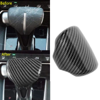 For Honda C-RV CRV 2017 2018 2019 2020 2021 Car Gear Head Shift Knob Cover Handball Trim Sticker ABS Carbon Fiber