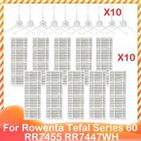 Compatible for Rowenta Tefal Explorer X-Plorer Serie 60 RR7455 RR7447WH Robot Vacuum Cleaner Spare Hepa Filter Side Brush Parts