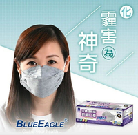 台灣製 藍鷹牌 4D口罩 成人立體口罩 活性碳口罩 防PM2.5 防塵 防護 除臭 防霾 高規格 高CP值 櫻桃嚴選