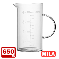 【MILA】咖啡玻璃量杯(650ml)