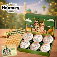 Hampers LEBARAN 2026 Japanese Bowl set isi 6 Paket Mangkok Gift Hadiah Hampers Keira B Isi 6 Lebaran