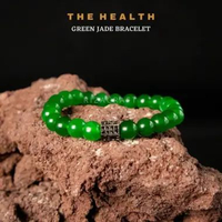 Gelang Batu Alam Giok Hijau Cina China ASLI Natural Original