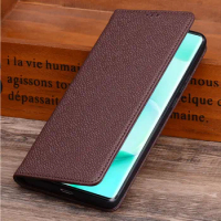 Hot New Luxury Genuine Leather Flip Case For Vivo X70 Pro + Leather Half Pack Phone Case For Vivo X70 Pro Plus Cases Shockproof