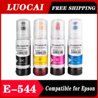 544 Dye Ink 4 Colors 70ml Bottle Refill Kit FitFor Epson EcoTank L3150 L3110 L3100 L3210 L3250L1110 5190 Inkjet Printer