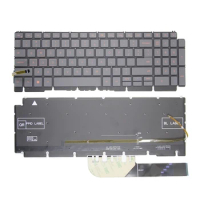 US Keyboard For Dell G15 5510 5520 5525 5511 5505 5515 15Pro-5518 Inspiron 7500 7501 Vostro 3500 3501 5501 5502 Backlit