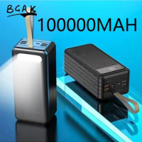 Large Capacity Charging Treasure 80000 mAh 60000 Digital Display 5w Fast Charging Outdoor 100000 Mobile Power Gift Wholesale