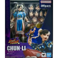 Original Bandai S.H.Figuarts SHF Chun Li -Outfit 2- Street Fighter Series In Stock Anime Figures Action Model Toys