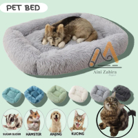 Kasur Tidur Kucing Bentuk Oval Jumbo Nyaman Untuk Peliharaan Kita Ukuran 70x50x15cm