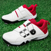 New Golf Shoes Men Spikes Comfortable Golf Shoes Ladies Walking Sneakers Unisex Golf Sport Shoes Trainer