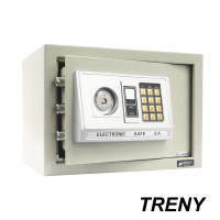 TRENY三鋼牙 電子式雙鑰匙保險箱 中 4472