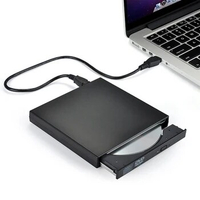 1Pc Portable USB 2.0 External DVD-ROM Player CD-RW Burner High-speed DVD Drive Suitable for Laptop Desktop DVD Player