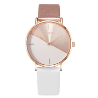 Top Brand Women's Watch Leather Rose Gold Female Clock Luxury Design Elegant Women Watches Mix Color Simple Fashion Ladies Watch