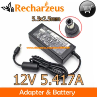 Genuine 12V 5.417A Ac Adapter 65W Delta DPS-65VB LPS QNAP Power Supply For ASUSTOR AS3202T AS4002T T