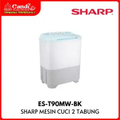 Sharp ES-T90MW-BK Mesin Cuci 2 Tabung