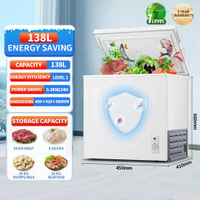 HOMEPLUS Freezer Inverter Chest Freezer RefrigeratorFreezer Multifunction Upright Freezer large
