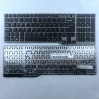 UK Laptop Keyboard For Fujistu E754 Lifebook E753 E756 E554 E556 CP670826-03 Series With black UK Layout