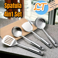(LT.ID) Spatula Stainless Kitchen ware 4in1 set sodet