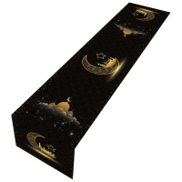 ผ้าปูโต๊ะ, Eid Mubaraks Moon Star, ตกแต่งแรมเสาร์, ปาร์ตี้ Eid 2024