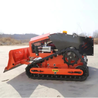 High Quality CE Approve Grass Cutting Machine Crawler Brush Cutter For Agriculture electric remote control AI robot lawn mower
