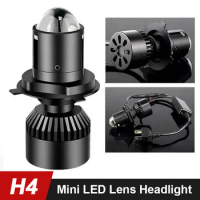 Motorcycle Headlight H4 LED mini Projector Lens Headlight Bulbs For Ducati Monster 620 Streetfighter 848 Sport 1000S Hi/ Lo Beam
