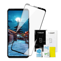 ASUS ROG Phone 5S/5S PRO 9H滿版玻璃鋼化膜黑框高清手機保護貼玻璃貼(ROG Phone 5s保護貼)