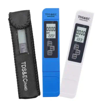 3 IN 1 TDS Water Quality Test Pen EC Meter Conductivity Tester C/F Tap Drinking TDS Water Test tds Pen ec Pen