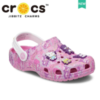 รองเท้า Crocs เด็กหญิง Hello  and Friends Classic Clog สำหรับเด็กผู้หญิง น้ำหนักเบา กันลื่น ระบายอากาศ#2080253/2