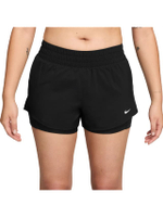 กางเกงวิ่งขาสั้นผู้หญิง Mid Rise 3" 2-In-1 Dri-Fit  รุ่น DX6013-013 ไซส์ S สีดำ/ขาว