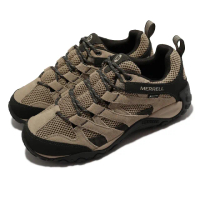 【MERRELL】戶外鞋 Alverstone GTX 男鞋 咖啡棕 黑 防水 登山鞋 麂皮 耐磨(ML135449)