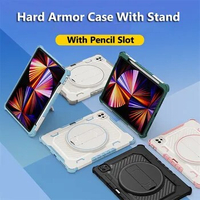 Tablet Hard PC TPU Armor Stand Case for Huawei Matepad Pro 11 2024 Pro 11 2022 11 2023 2021 Pro 10.8 T10S T10 SE 10.1 10.4 2020