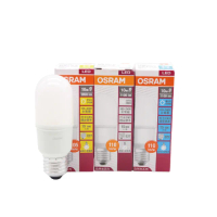 【Osram 歐司朗】4入組 LED燈泡 10W 白光 自然光 黃光 E27 全電壓 小晶靈 球泡燈 雪糕燈